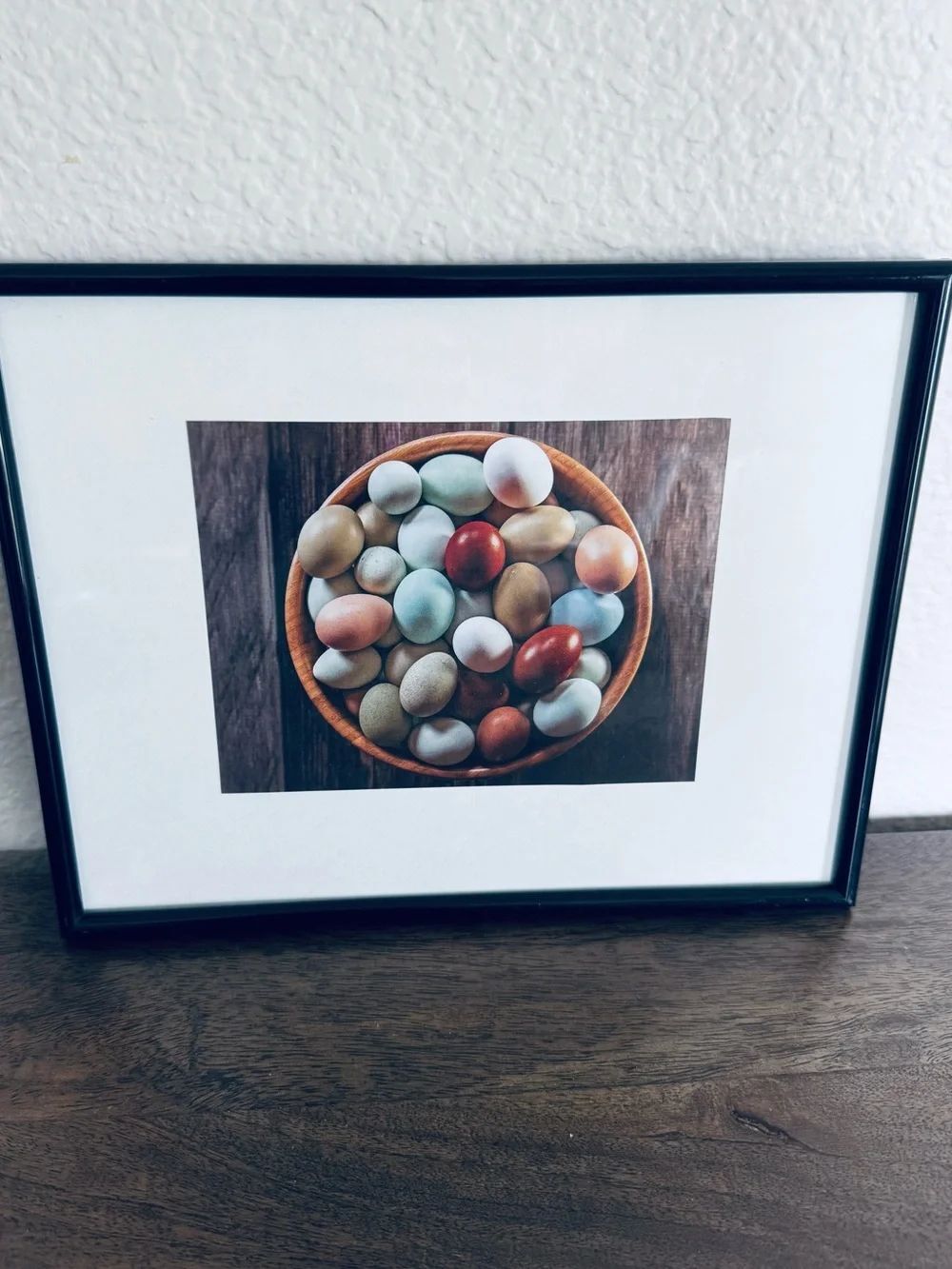 Farm Fresh Eggs in Basket Farmhouse Wall Art